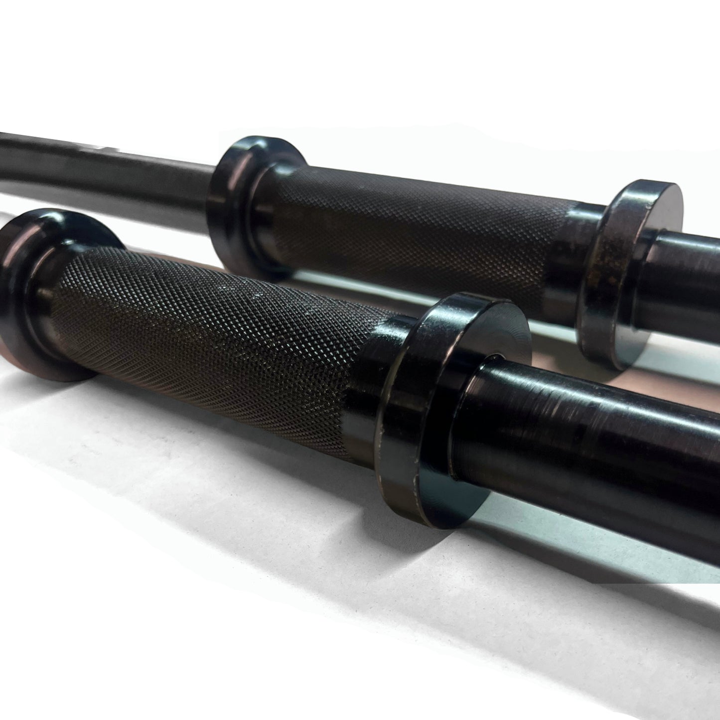 IVANKO 35mm Dumbbell Handles (Black-Oxide) for Cast-Iron Fixed Dumbbells