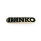 IVANKO Brass Name (Logo) Plate insert for dumbbell end plates - NBR/IVANKO